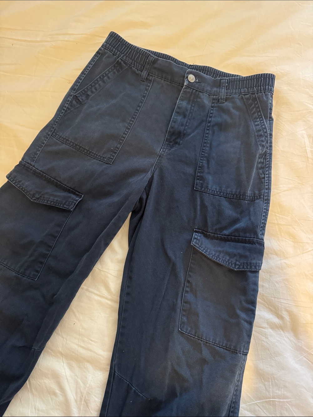 Women’s blue Cargo Pants - Classic Utility Style
